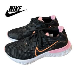Nike Renew Run Black White Pink Women's CK6360-001  Running Shoes Sneakers 6